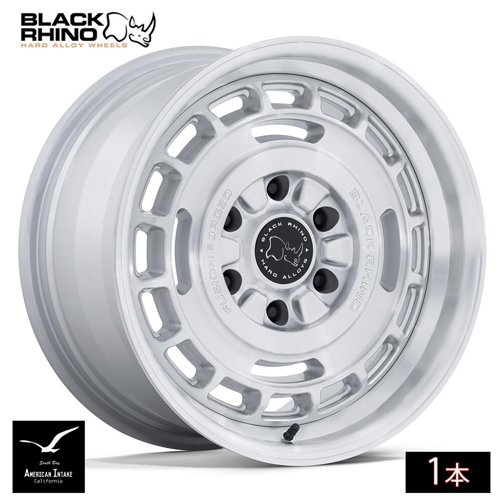 BLACK RHINO ブラックライノ ホイール BR600 VAGABOND | GLOSS SILVER W/ MACHINED FACE ( 1本 )|American-Intake
