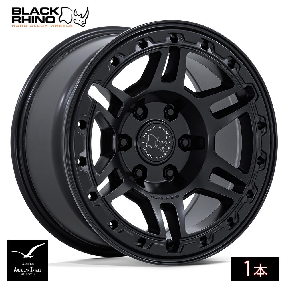 BLACK RHINO ブラックライノ ホイール BR039 VANGUARD | MATTE BLACK ( 1本 )｜American-Intake 52,260円