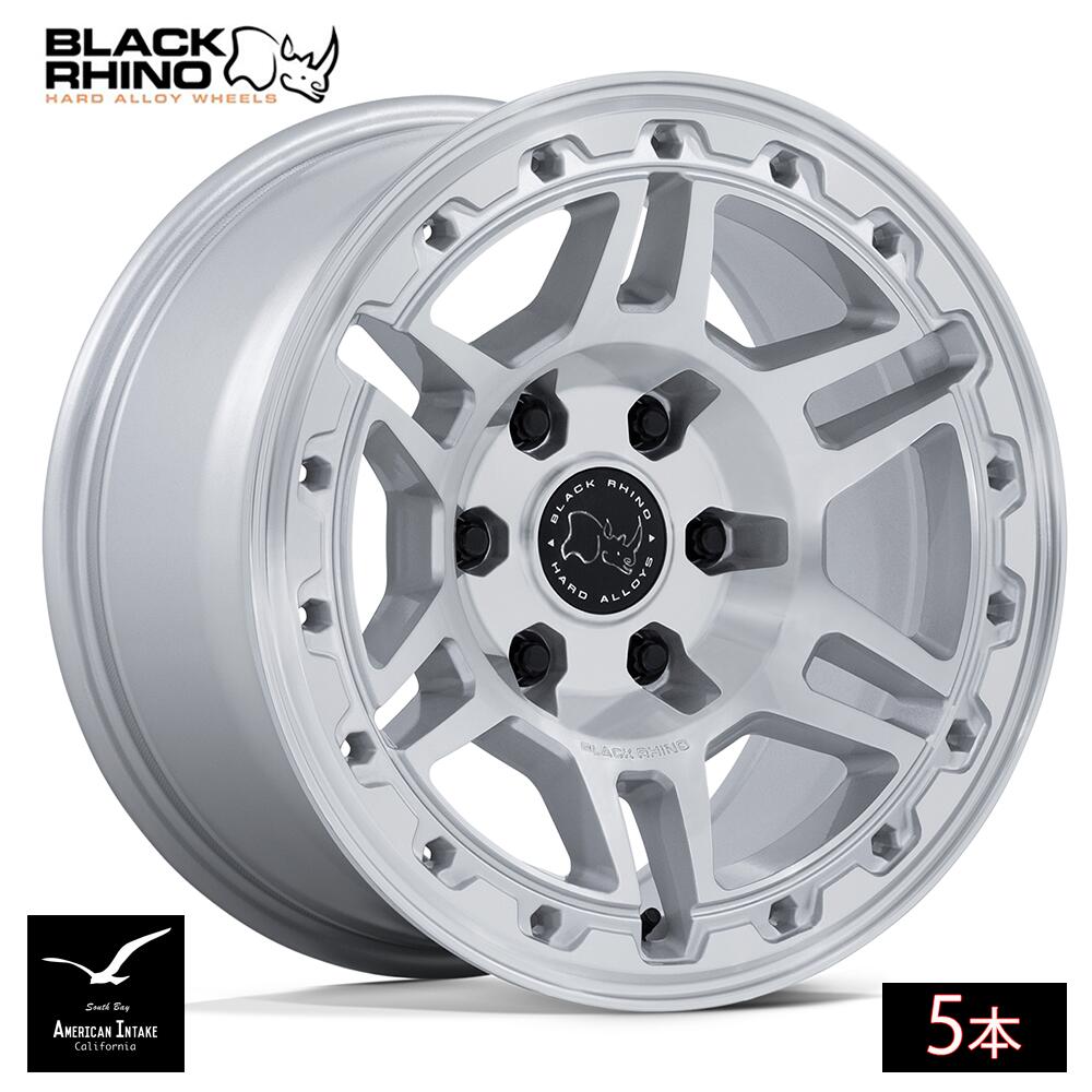 BLACK RHINO ブラックライノ ホイール BR039 VANGUARD | GLOSS SILVER W/ MACHINED FACE ( 5本 )|American-Intake