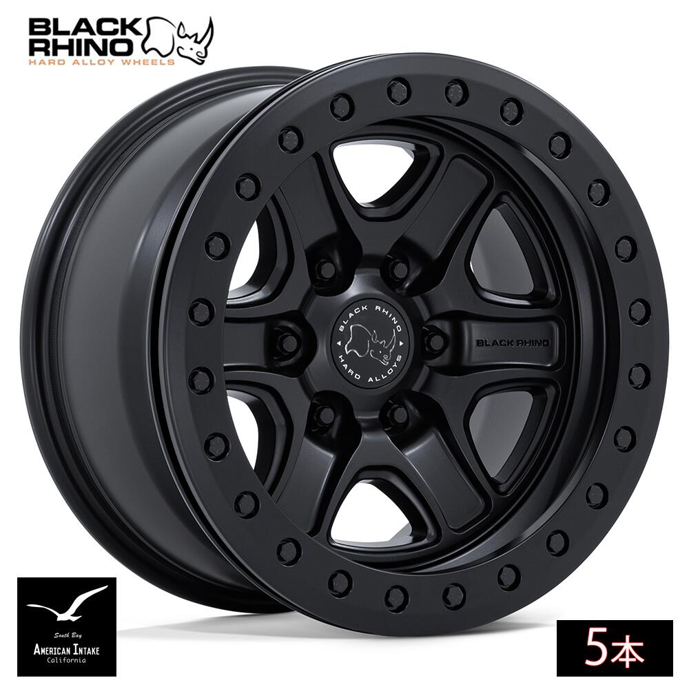 BLACK RHINO ブラックライノ ホイール BR200 ECHO TRAIL LOCK BEADLOCK | MATTE BLACK ( 5本 )｜American-Intake