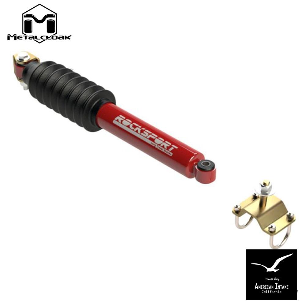 Metalcloak メタルクローク RockSport Red ステアリング スタビライザー (JL/JT)|American-Intake