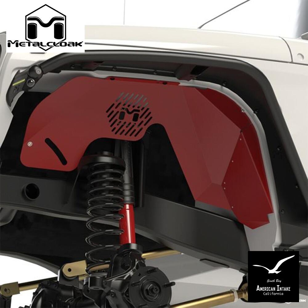 Metalcloak メタルクローク Overland アルミニウム インナーフェンダー フロント ペア(JL/JT)|American-Intake