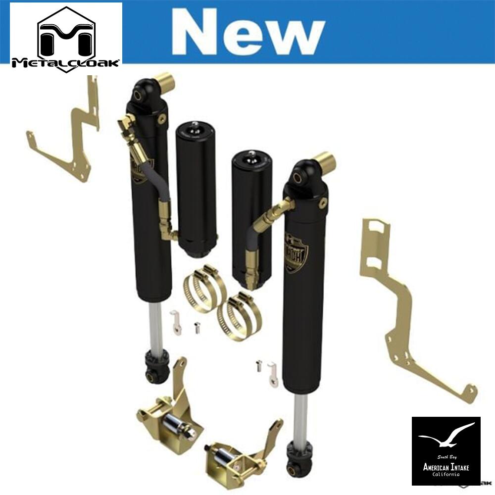 Metalcloak メタルクローク RockSport BLACK, 4.5"- 5.5" フロント・ペア・純正アクスル用 (JL,JT)｜American-Intake