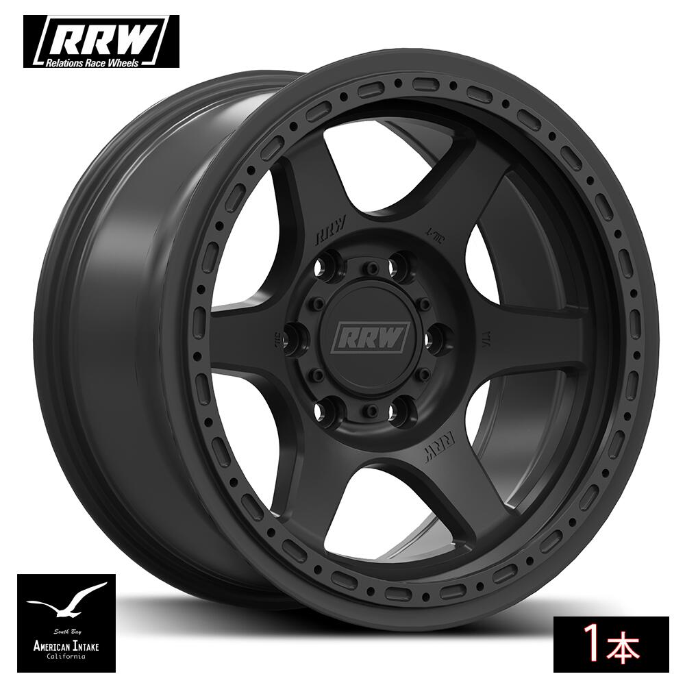 【楽天市場】RRW リレーションレースホイール RR2-H FLOW FORM Hybrid Beadlock | Matte Black ...