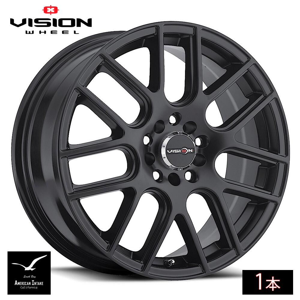 Vision Wheel ビジョンホイール 426 Cross | Matte Black ( 1本 )|American-Intake