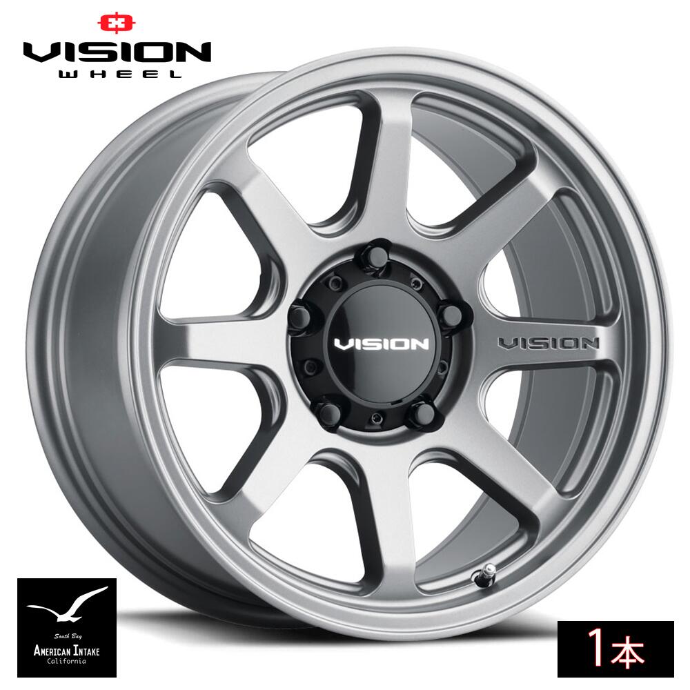Vision Wheel ビジョンホイール 351 Flow | Satin Gray ( 1本 )｜American-Intake
