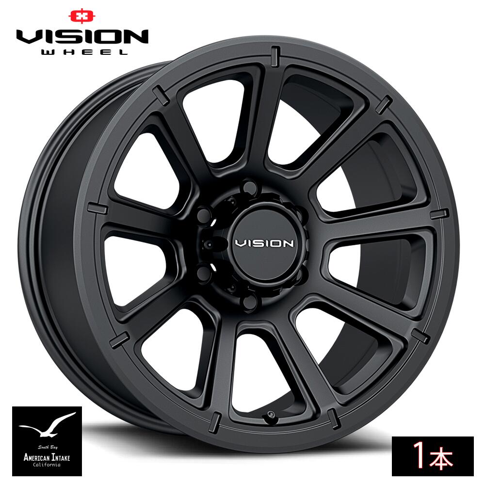 Vision Wheel ビジョンホイール 353 Turbine | Matte Black ( 1本 )|American-Intake