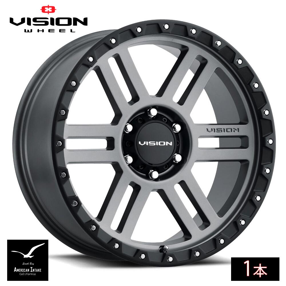 Vision Wheel ビジョンホイール 354 Manx 2 | Satin Grey ( 1本 )|American-Intake