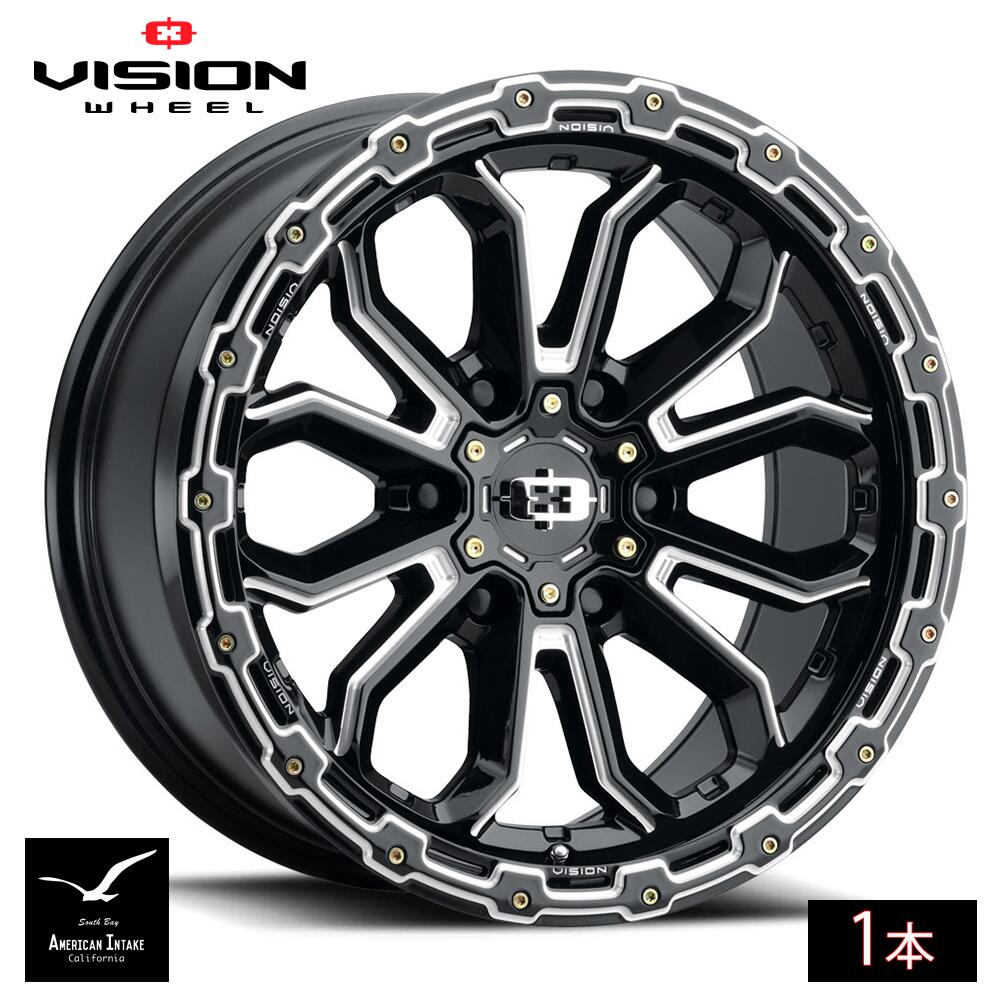Vision Wheel ビジョンホイール 405 Korupt | Gloss Black Milled Spoke ( 1本 )|American-Intake
