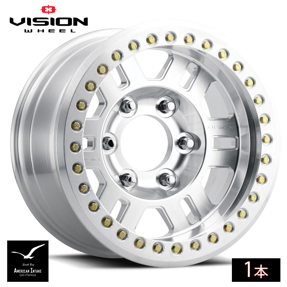 Vision Wheel ビジョンホイール 398 Manx Forged Beadlock | Machined フォージド鍛造ホイール ( 1本 )｜American-Intake