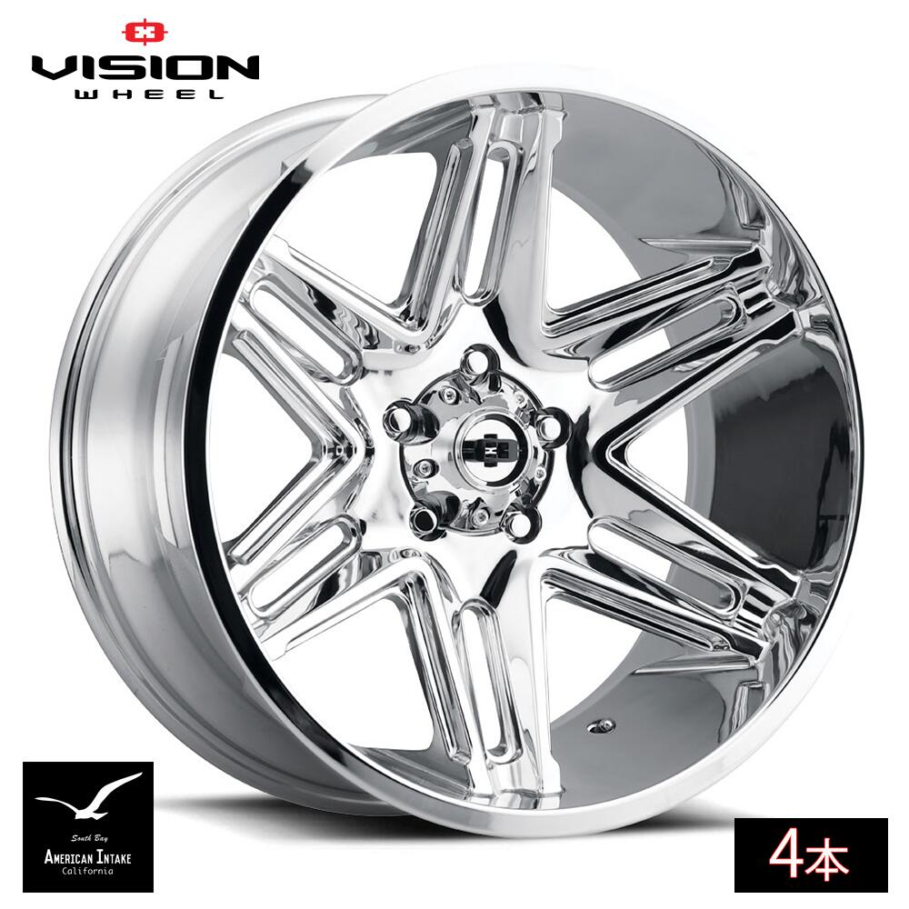 Vision Wheel ビジョンホイール 363 Razor | Chrome ( 4本 )｜American-Intake