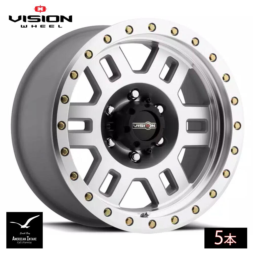 Vision Wheel ビジョンホイール 398 Manx | Machined ( 5本 )|American-Intake