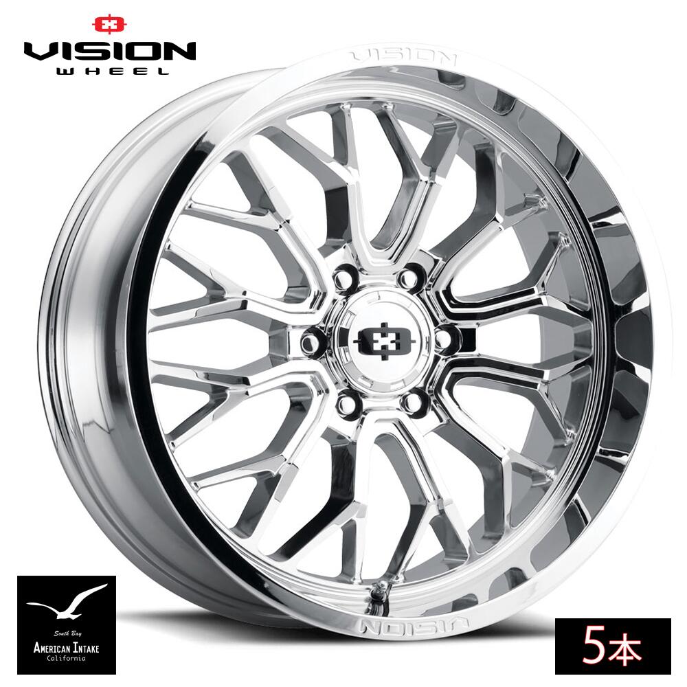 Vision Wheel ビジョンホイール 402 Riot | Chrome ( 5本 )|American-Intake