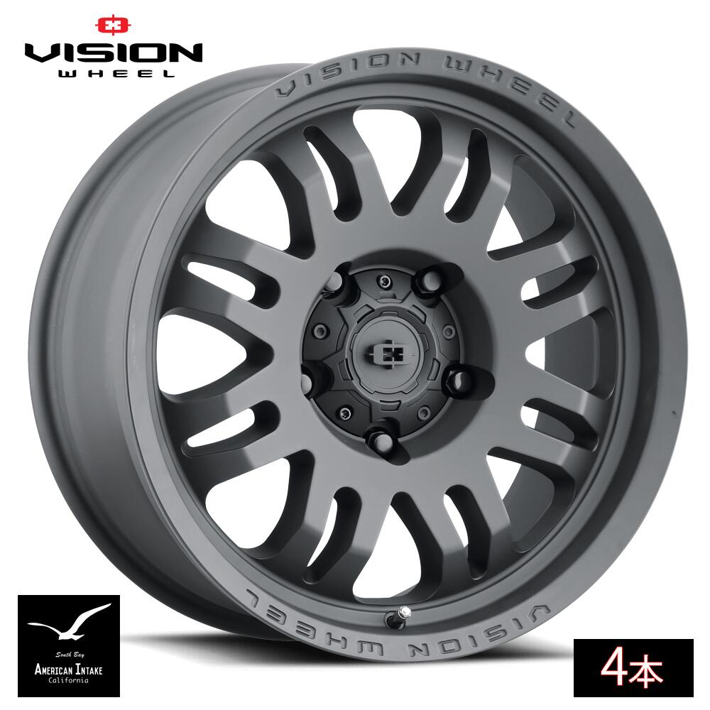 Vision Wheel ビジョンホイール 409 Inferno | Satin Black ( 4本 )｜American-Intake