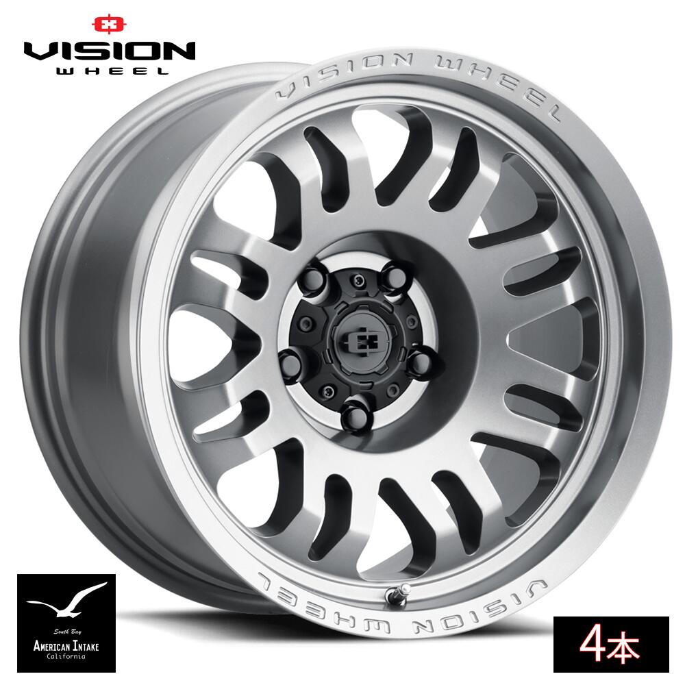 Vision Wheel ビジョンホイール 409 Inferno | Satin Grey ( 4本 )｜American-Intake