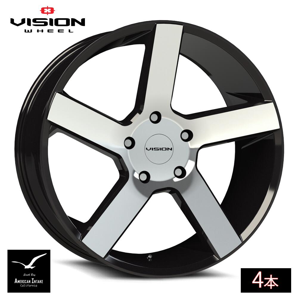 Vision Wheel ビジョンホイール 472 Switchback | Gloss Black Machined Face ( 4本 )｜American-Intake