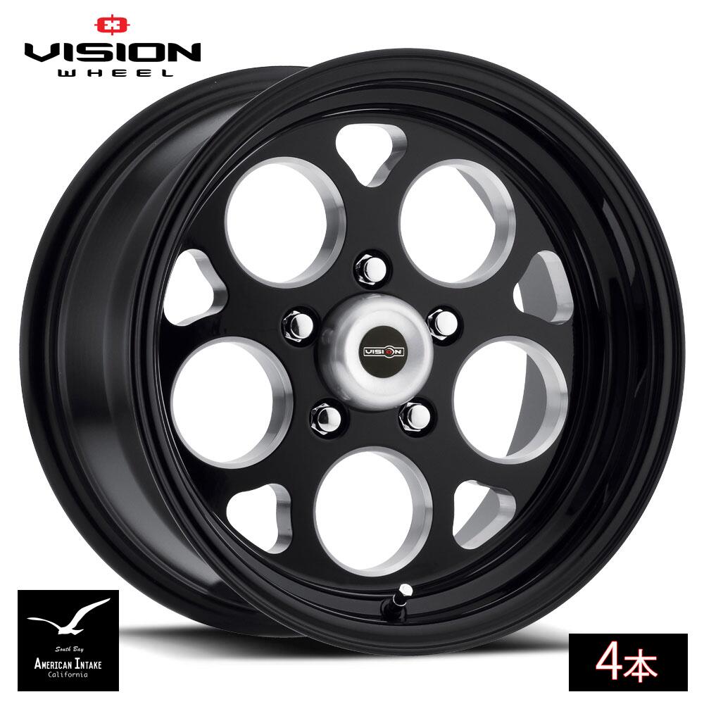 Vision Wheel ビジョンホイール 561 Sport Mag | Gloss Black with Milled Windows ( 4本 )｜American-Intake
