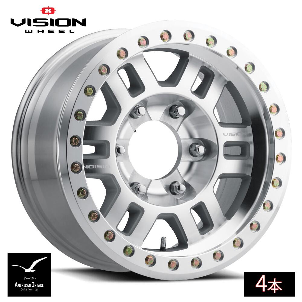 Vision Wheel ビジョンホイール 398 Manx Beadlock | Machined ( 4本 )｜American-Intake