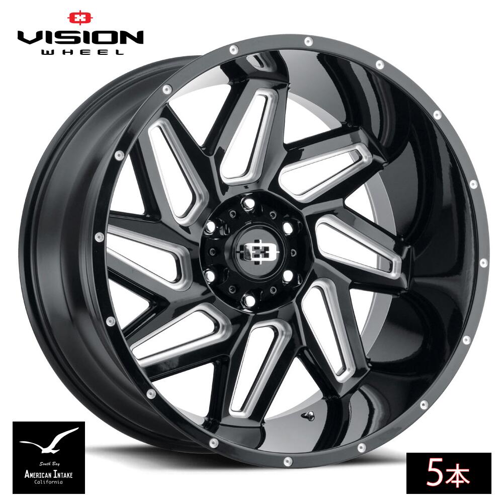 Vision Wheel ビジョンホイール 361 Spyder | Gloss Black Milled Spoke ( 5本 )|American-Intake