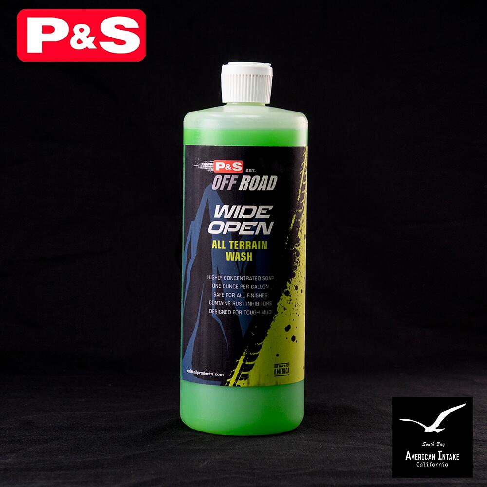 P&S Wide Open ワイドオープン ハイパワー オフロードウォッシュpH 9 (弱アルカリ性)｜American-Intake