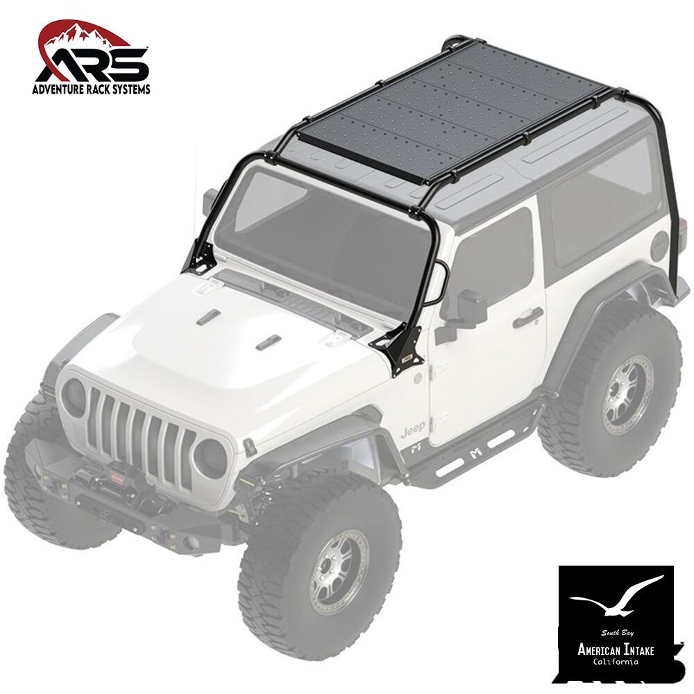 【楽天市場】Adventure Rack Systems 2-Door Rocklander Stealth Rack System (JL ...