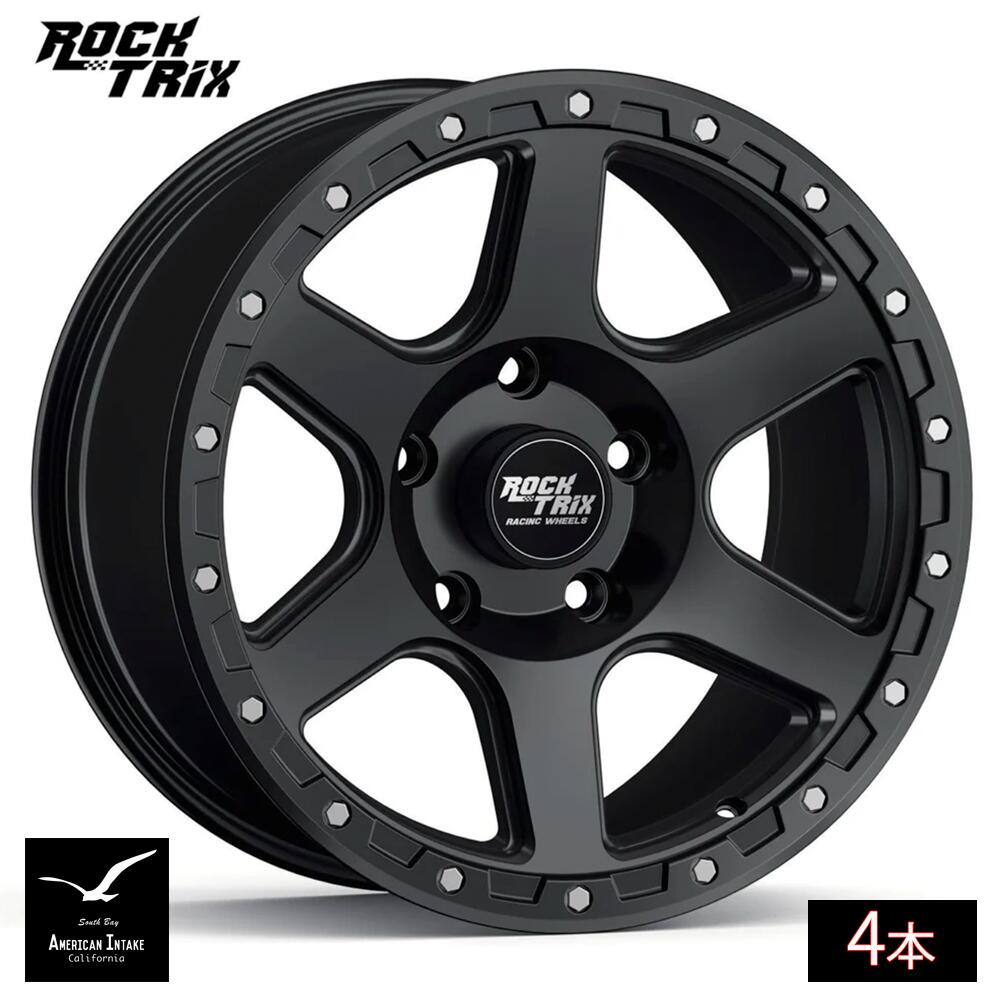 RockTrix ロックトリックス ホイール RT112 | Black ( 4本 )|American-Intake