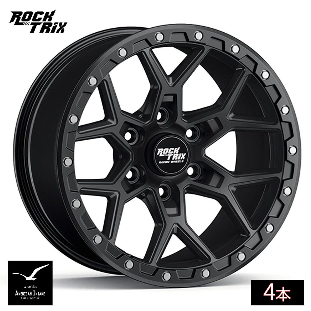 RockTrix ロックトリックス ホイール RT107 | Black ( 4本 )|American-Intake