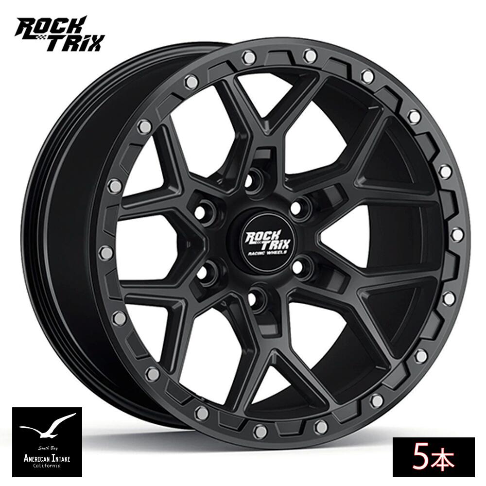 RockTrix ロックトリックス ホイール RT107 | Black ( 5本 )|American-Intake
