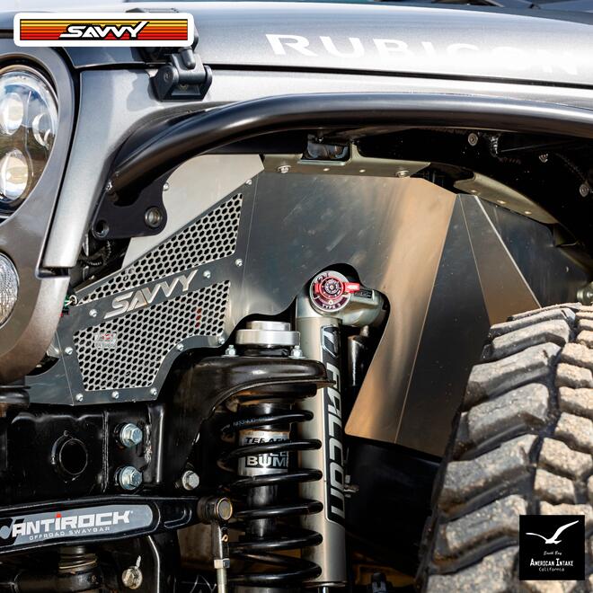 SAVVY OFFROAD サヴィーオフロード ハイクリアランスフロントインナーフェンダー JK ラングラー｜American-Intake 48,360円
