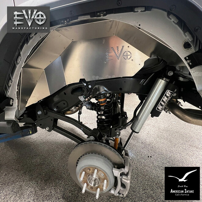 EVO Manufacturing リアアルミニウムインナーフェンダー JLラングラー｜American-Intake
