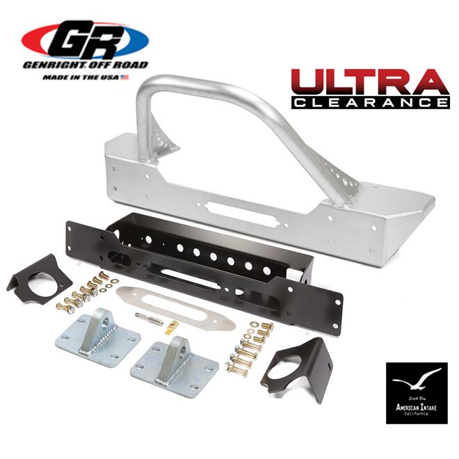 GenRight Off Road ジェンライトオフロード ハイクリアランス アルミニウムフロントバンパー JLラングラー|American-Intake