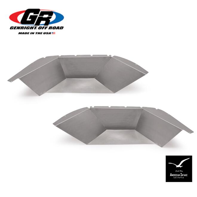 GenRight Off Road ジェンライトオフロード アルミニウム インナーフェンダー　リアセット JTグラディエーター｜American-Intake