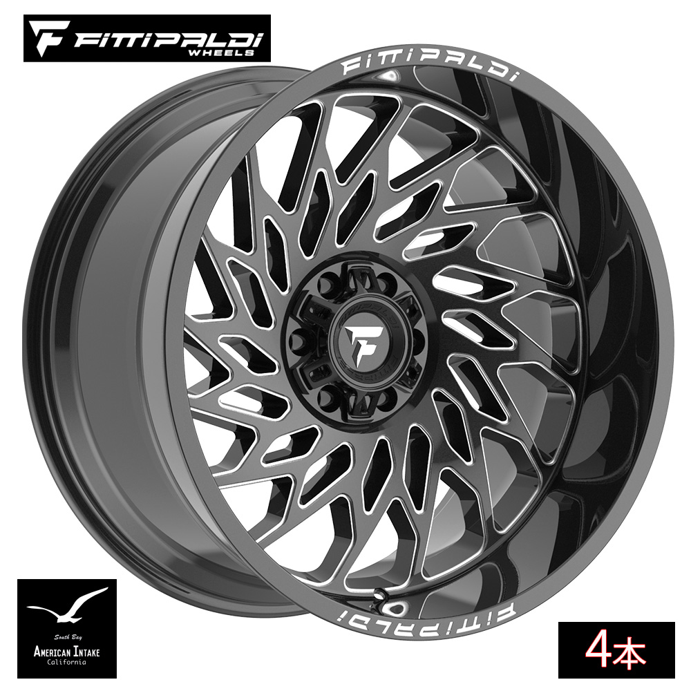 Fittipaldi Off Road FA20BM | GLOSS BLACK MILLED ( 4本 )|American-Intake
