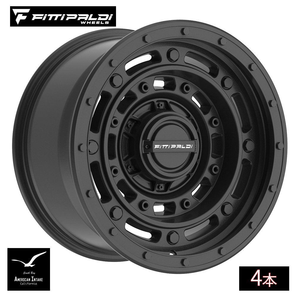 Fittipaldi Off Road FT107SB | SATIN BLACK ( 4本 )｜American-Intake