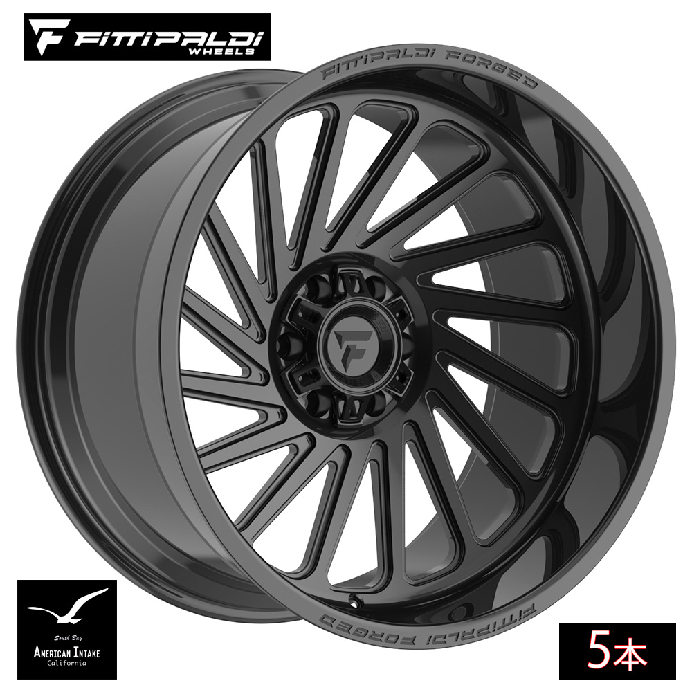 Fittipaldi Off Road FTF503B FORGED | GLOSS BLACK フォージド鍛造ホイール ( 5本 )｜American-Intake