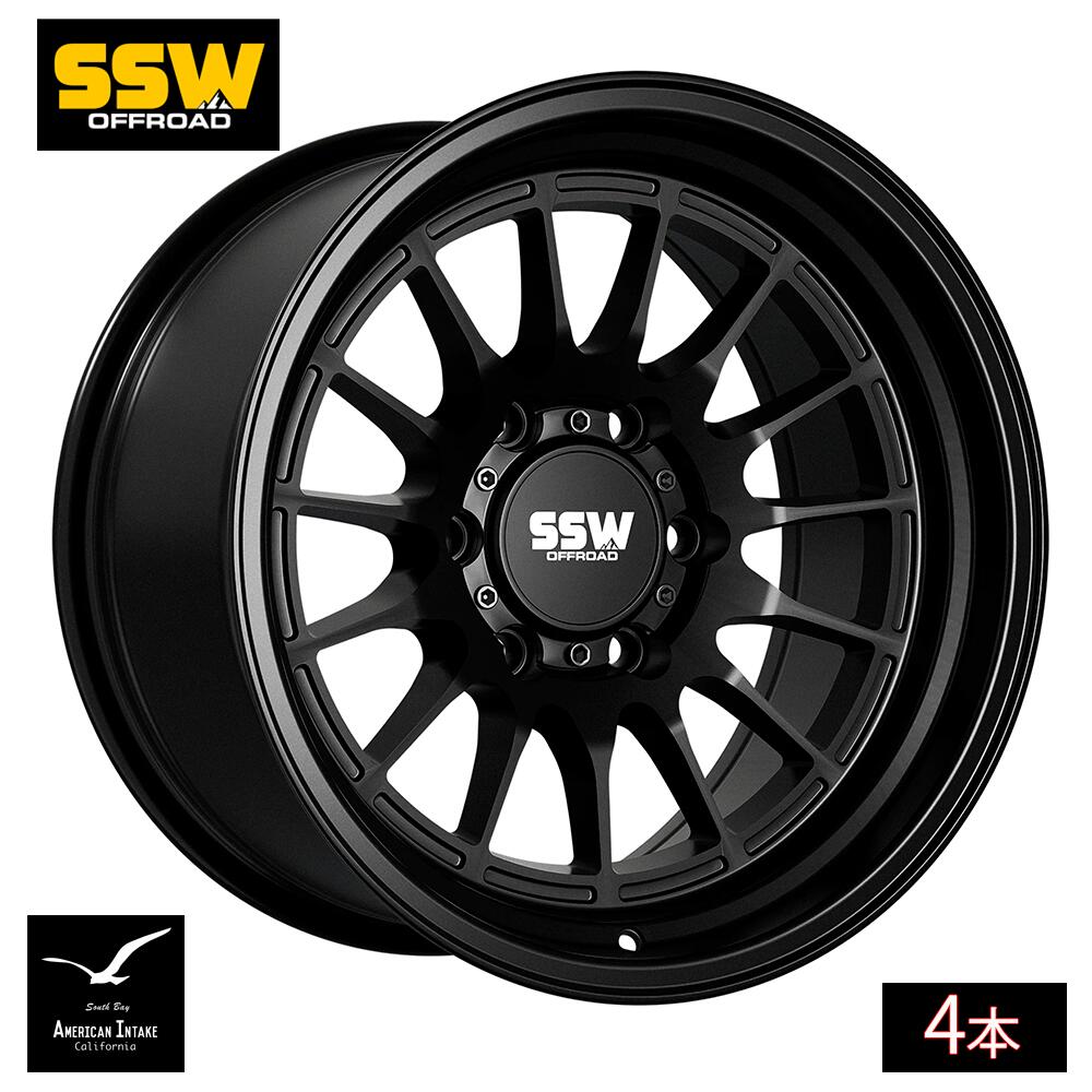 SSW Off Road DAKAR | MATTE BLACK フォージド鍛造ホイール ( 4本 )|American-Intake