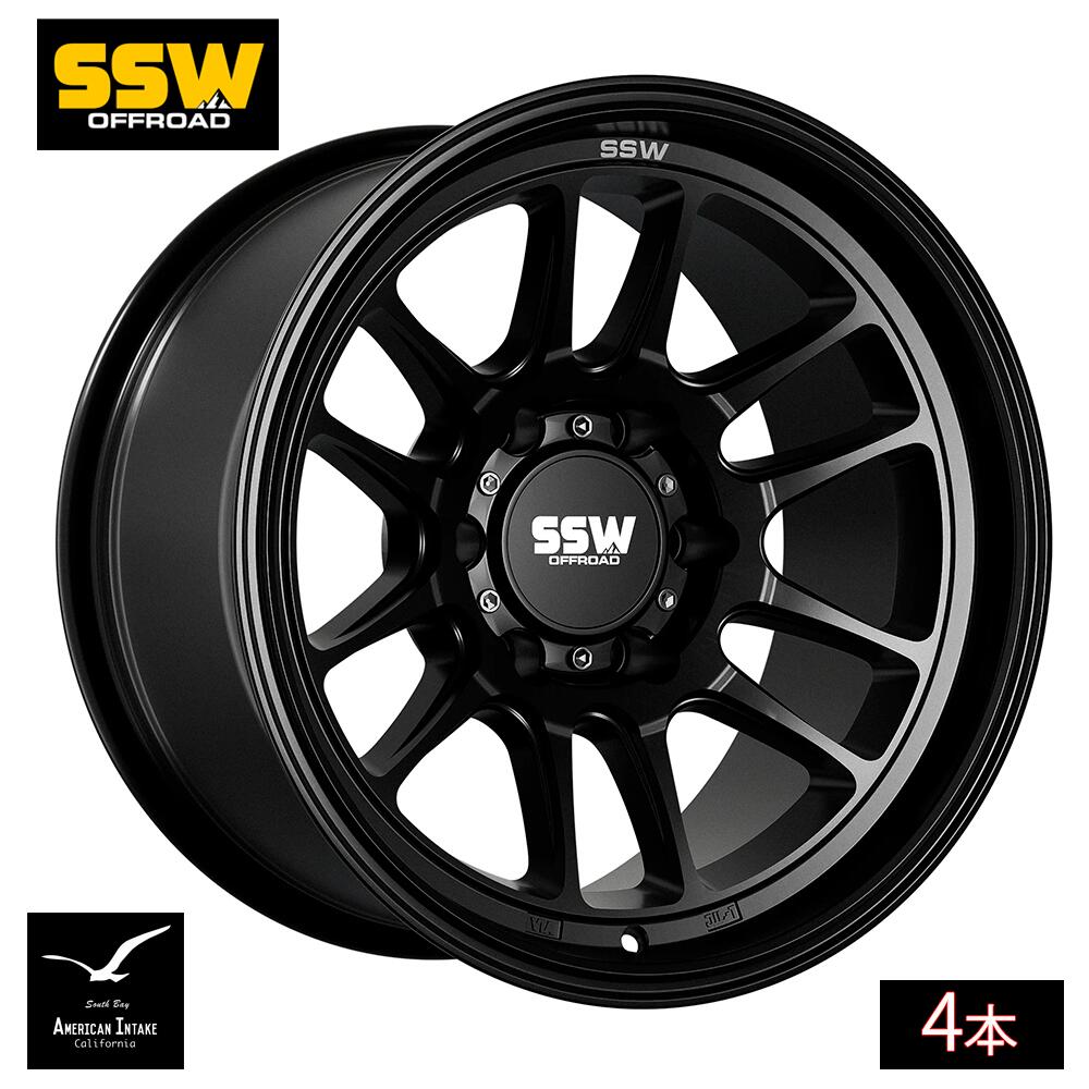 SSW Off Road RAPTOR | MATTE BLACK フォージド鍛造ホイール ( 4本 )|American-Intake