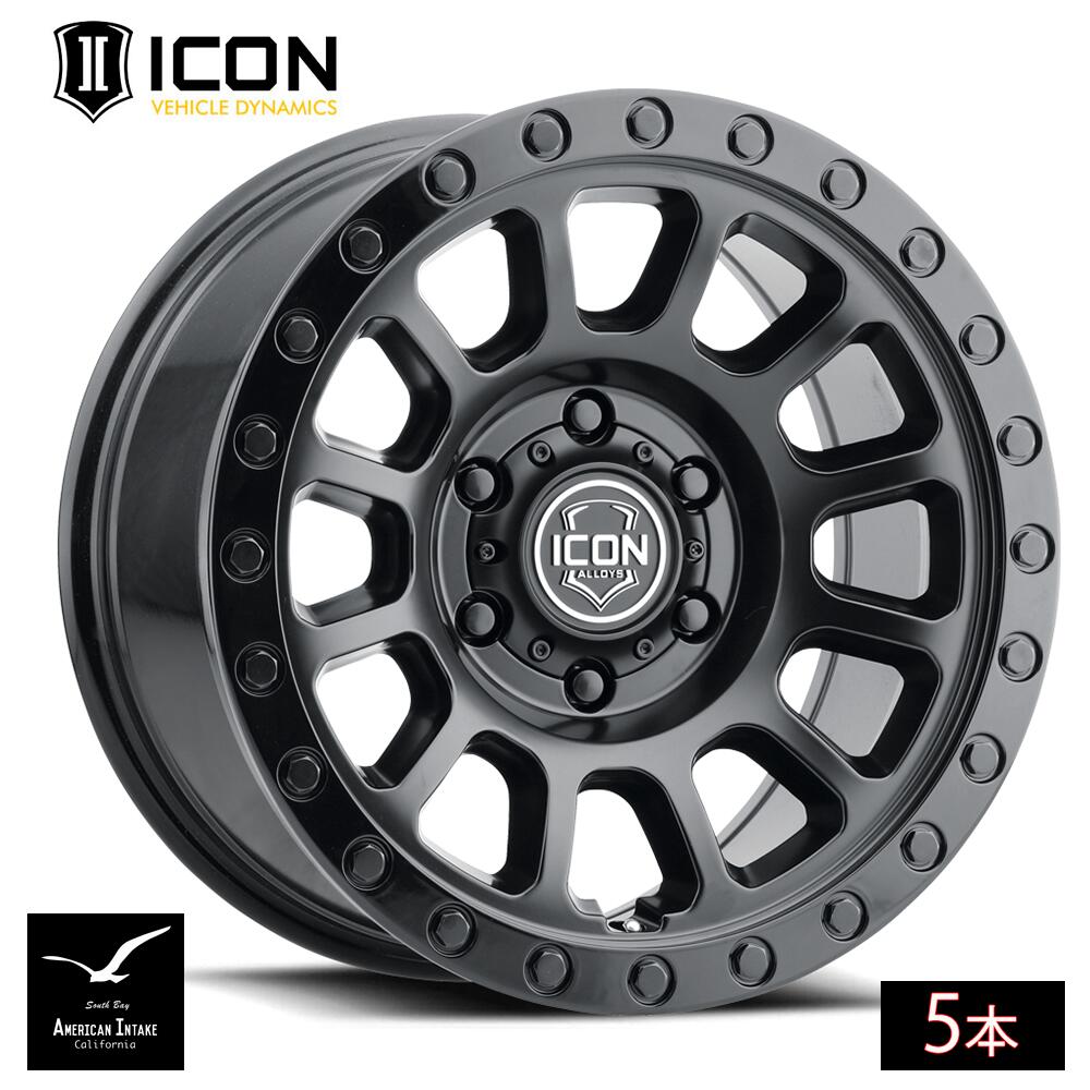 ICON VEHICLE DYNAMICS アイコン ビークル ダイナミクス Hulse | Double Black ( 5本 )｜American-Intake