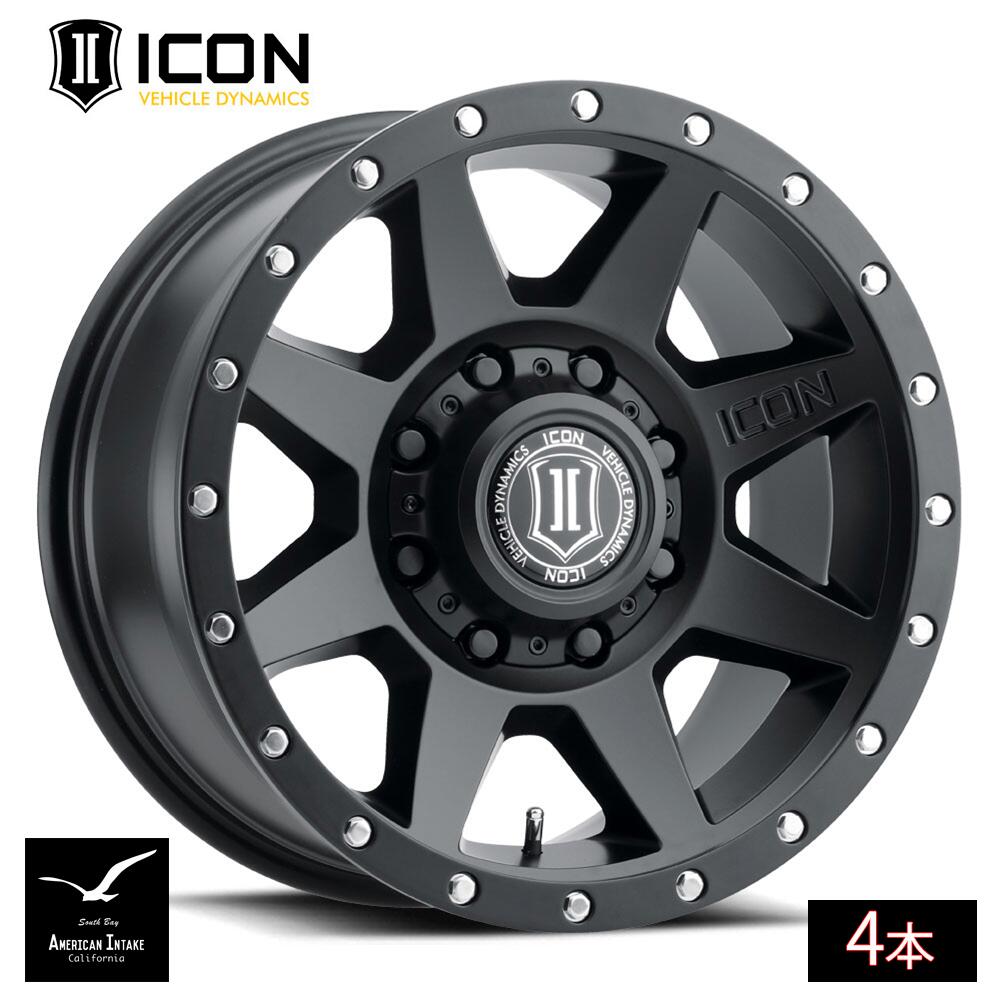 ICON VEHICLE DYNAMICS アイコン ビークル ダイナミクス Rebound HD | SATIN BLACK ( 4本 )｜American-Intake