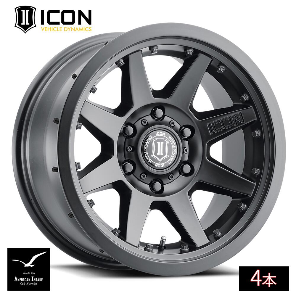 ICON VEHICLE DYNAMICS アイコン ビークル ダイナミクス Rebound Pro | SATIN BLACK ( 4本 )｜American-Intake