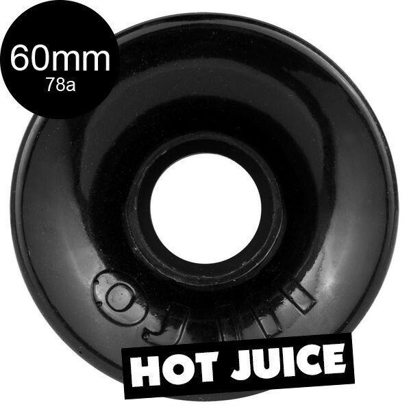 新品OJⅢホットジュース クルージング　ソフトウィール 60mm 78a黒 新品OJⅢホットジュース クルージング ソフトウィール 60mm 78a