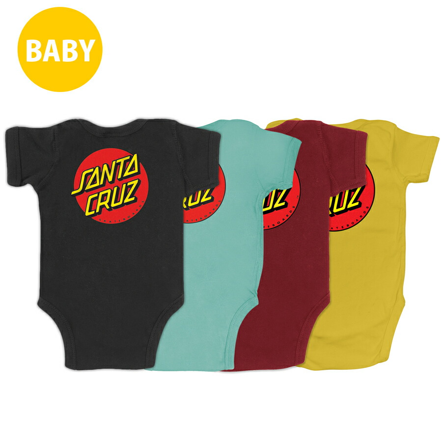 楽天市場 Santa Cruz サンタクルーズ Classic Dot One Piece S S Infant Babyロンパース ワンピース ワンジー ブラック 赤ちゃん ベビーサイズ プレゼント ギフト 贈り物 出産祝い 誕生日 スケートボード スケボー Sk8 Skateboard 21ss Cp American Street Style