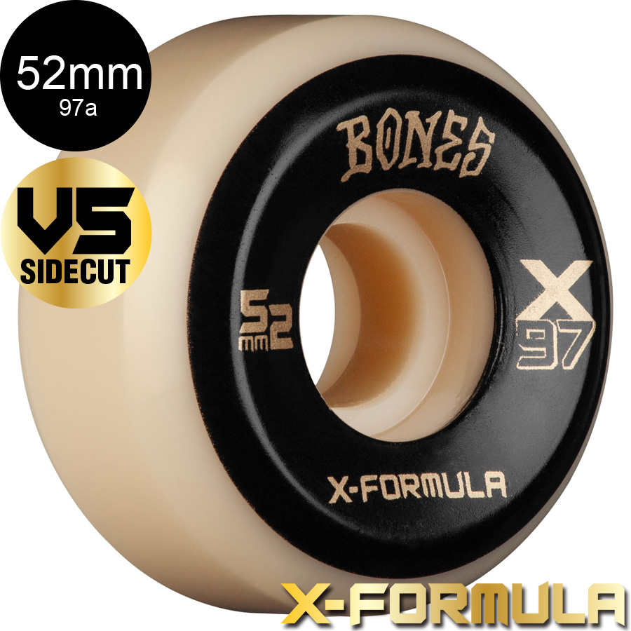 楽天市場】BONES WHEELS ボーンズ ウィール54mm X-FORMULA X-NINETY