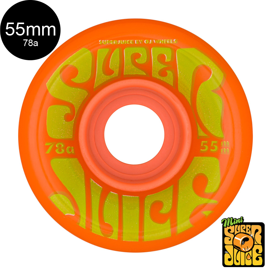 楽天市場】オージェイウィール OJ WHEELS55mm MINI SUPER JUICE