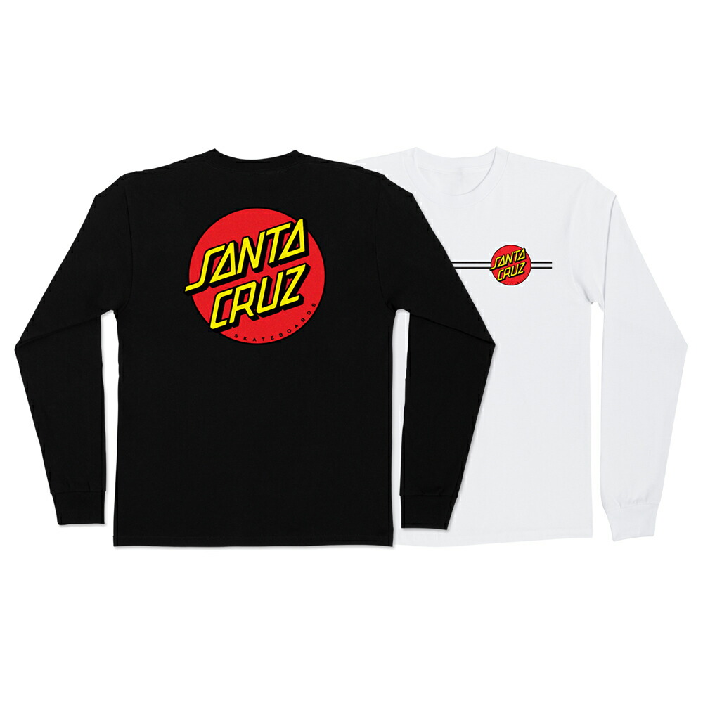 サンタクルーズ SANTA CRUZ CLASSIC DOT REGULAR L/S SHIRT MENS ロングスリーブTシャツ ロンT 長袖 スケートボード スケボー sk8 skateboard【CP】