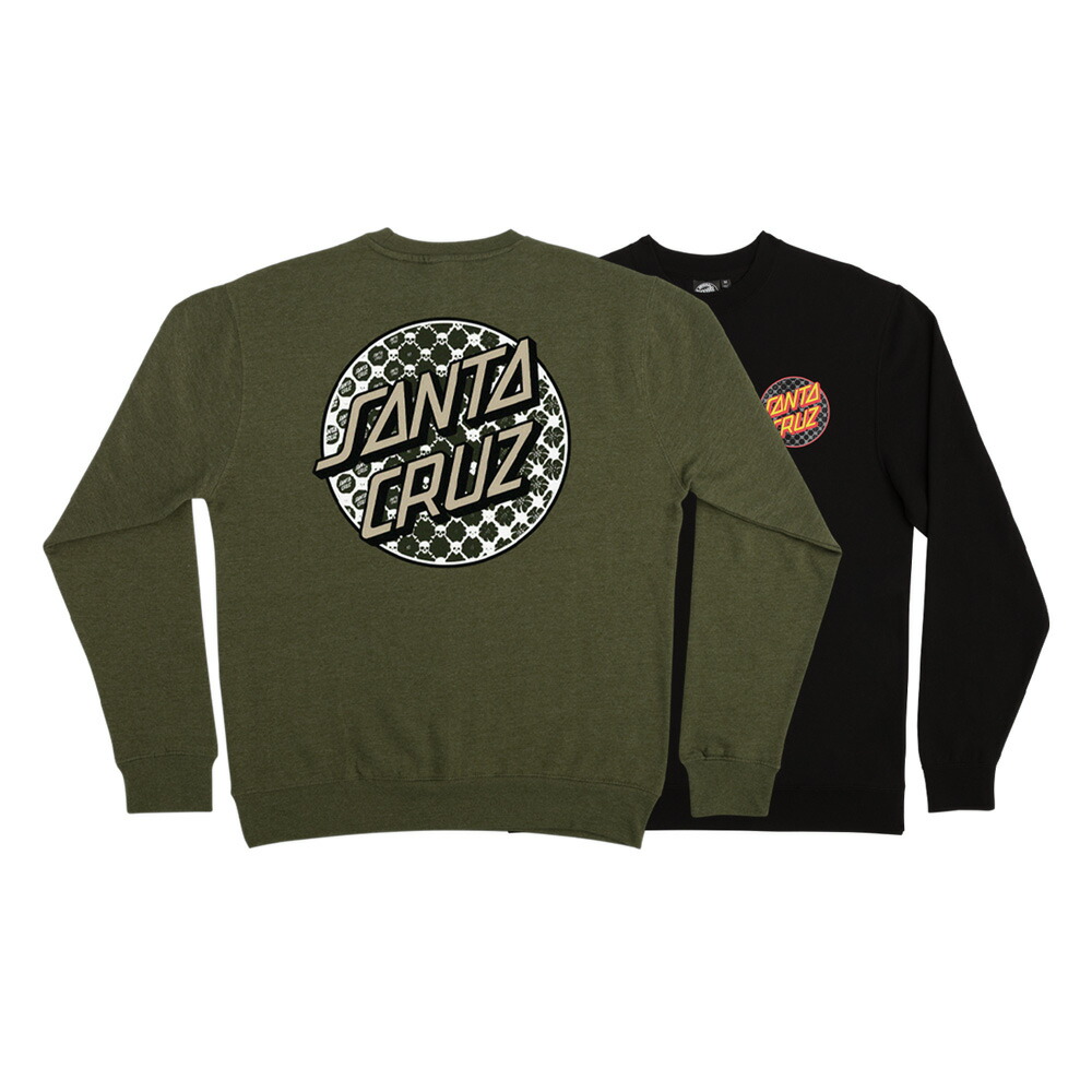サンタクルーズ SANTA CRUZ MEYER FREESTYLE DOT CREW NECK SWEATSHIRT クルーネックスウェットシャツ トレーナー メンズ ストリート スケーター ファッション スケートボード スケボー sk8 skateboard【24FA】