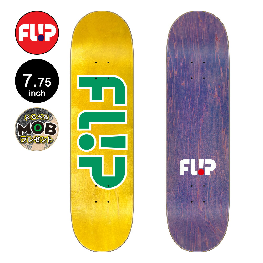 楽天市場】フリップ FLIPスケボー デッキ 7.5 QUATTRO BRITES