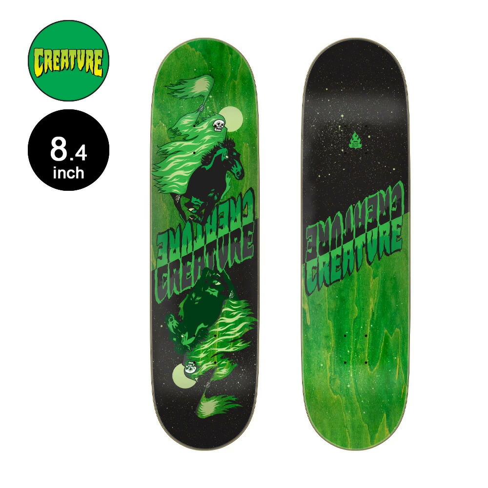 CREATURE デッキ 8.58 × 31.11 正規輸入品 楽天市場】クリーチャー CREATUREスケボー デッキ 8.58 CRETE