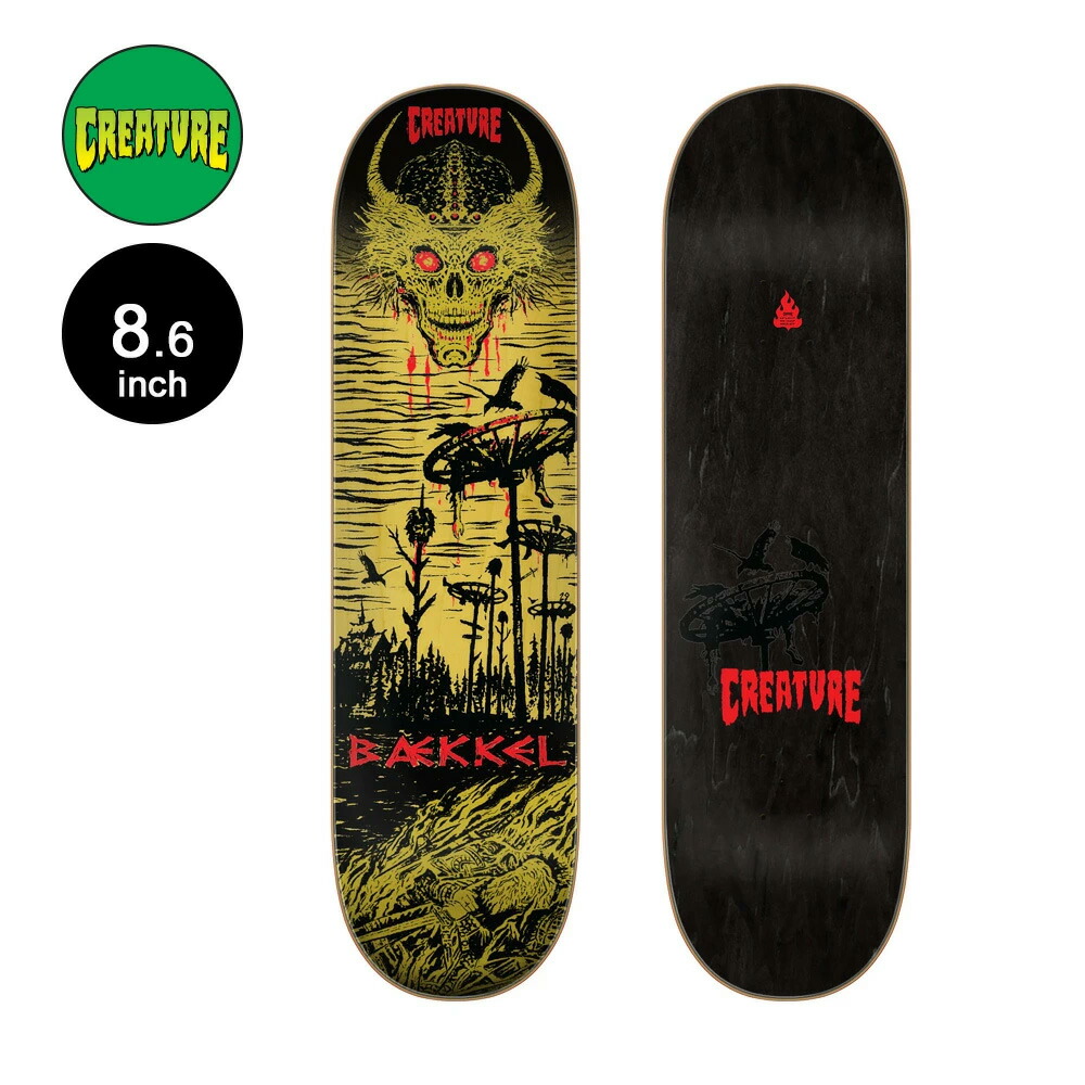 Creature Deck デッキ 8.2 スケートボード スケボー 新品未使用 楽天市場】クリーチャー CREATUREスケボー デッキ 8.2 FIEND
