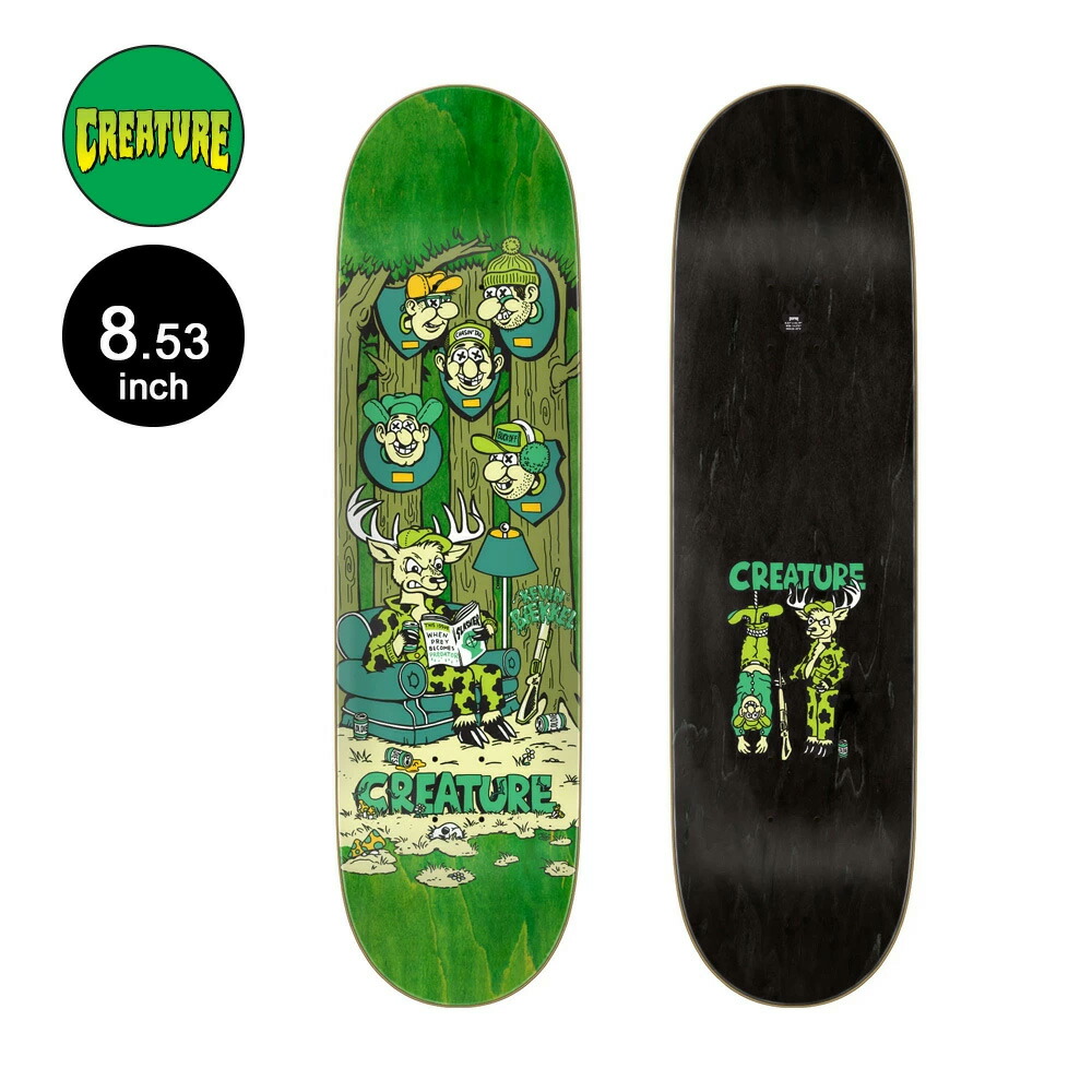 楽天市場】クリーチャー CREATUREスケボー デッキ 8.6 RUSSELL